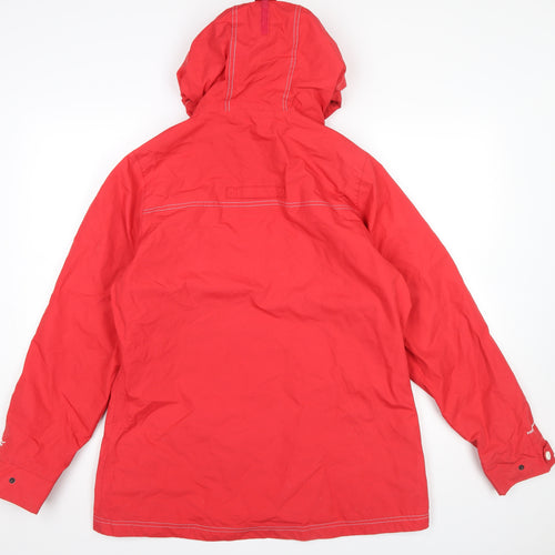Regatta Women's Red Waterproof Hooded Rain Coat Jacket UK 16