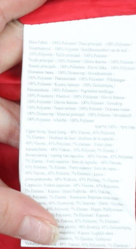 Regatta Women's Red Waterproof Hooded Rain Coat Jacket UK 16