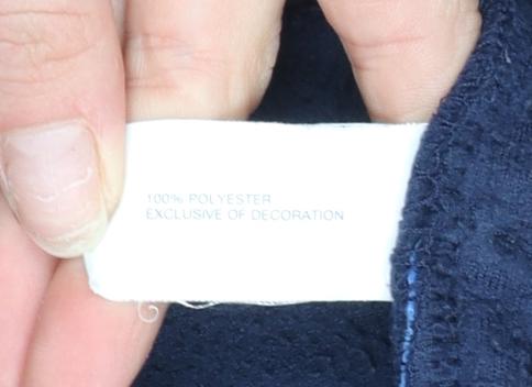 GAP Men's Blue Fleece 1/4 Zip Pullover Sweatshirt Size L