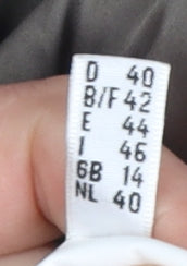 White Label Women's Brown Size 14 Hooded Puffer Jacket with Fur Trim