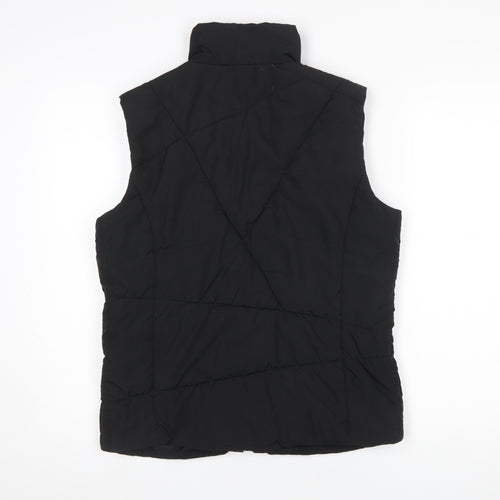 TU Women's Black Quilted Padded Waistcoat Size 14