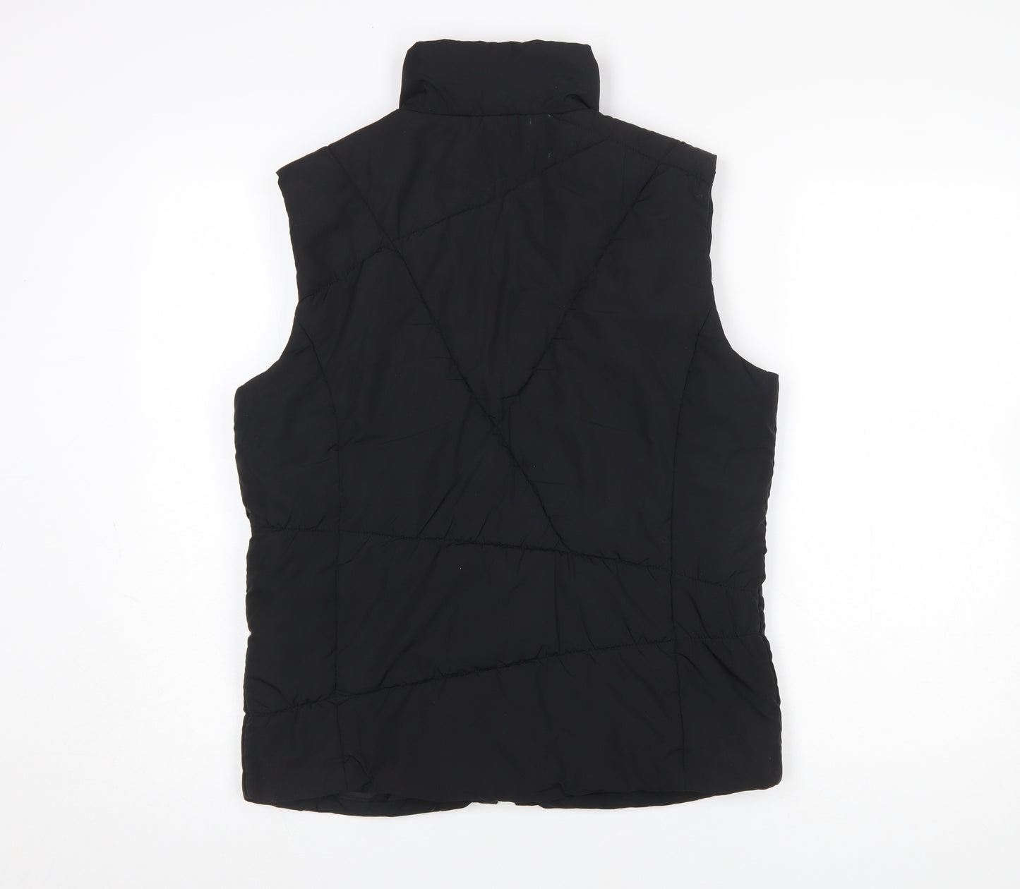 TU Women's Black Quilted Padded Waistcoat Size 14