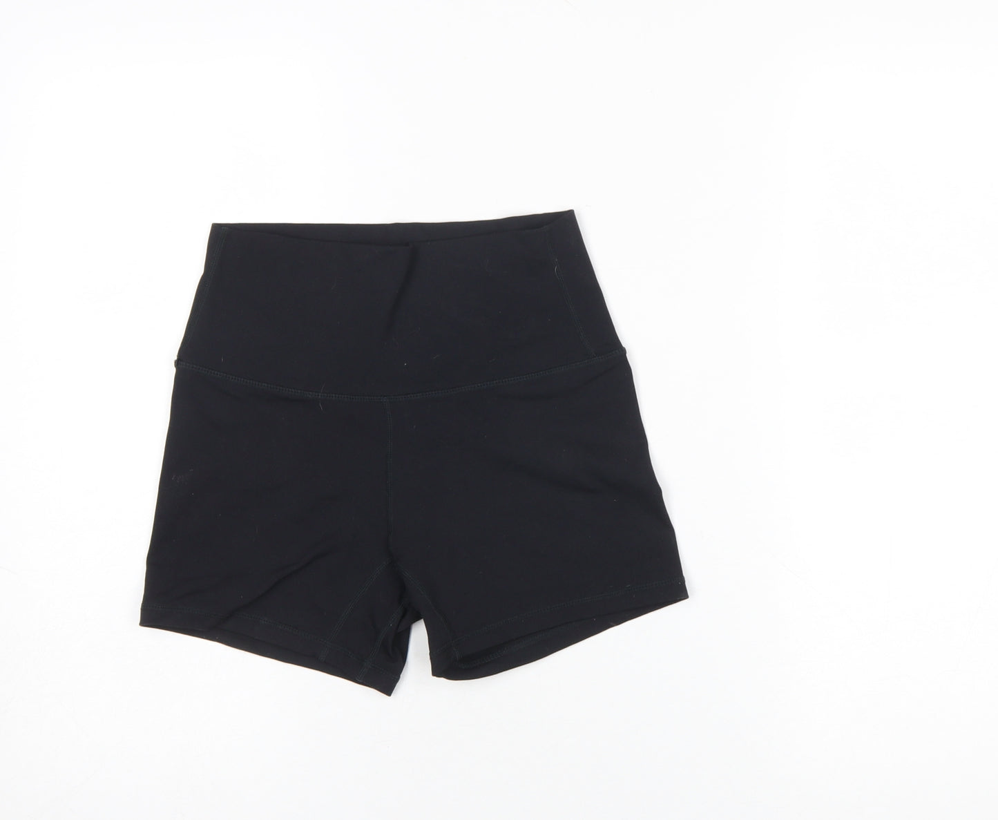 FLXXFIT Womens Black Biker Shorts Medium Stretch Gym Yoga Activewear