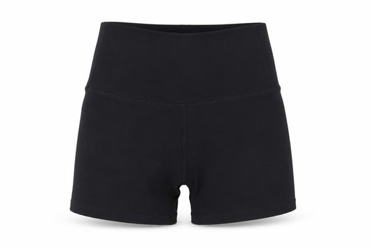 FLXXFIT Womens Black Biker Shorts Medium Stretch Gym Yoga Activewear