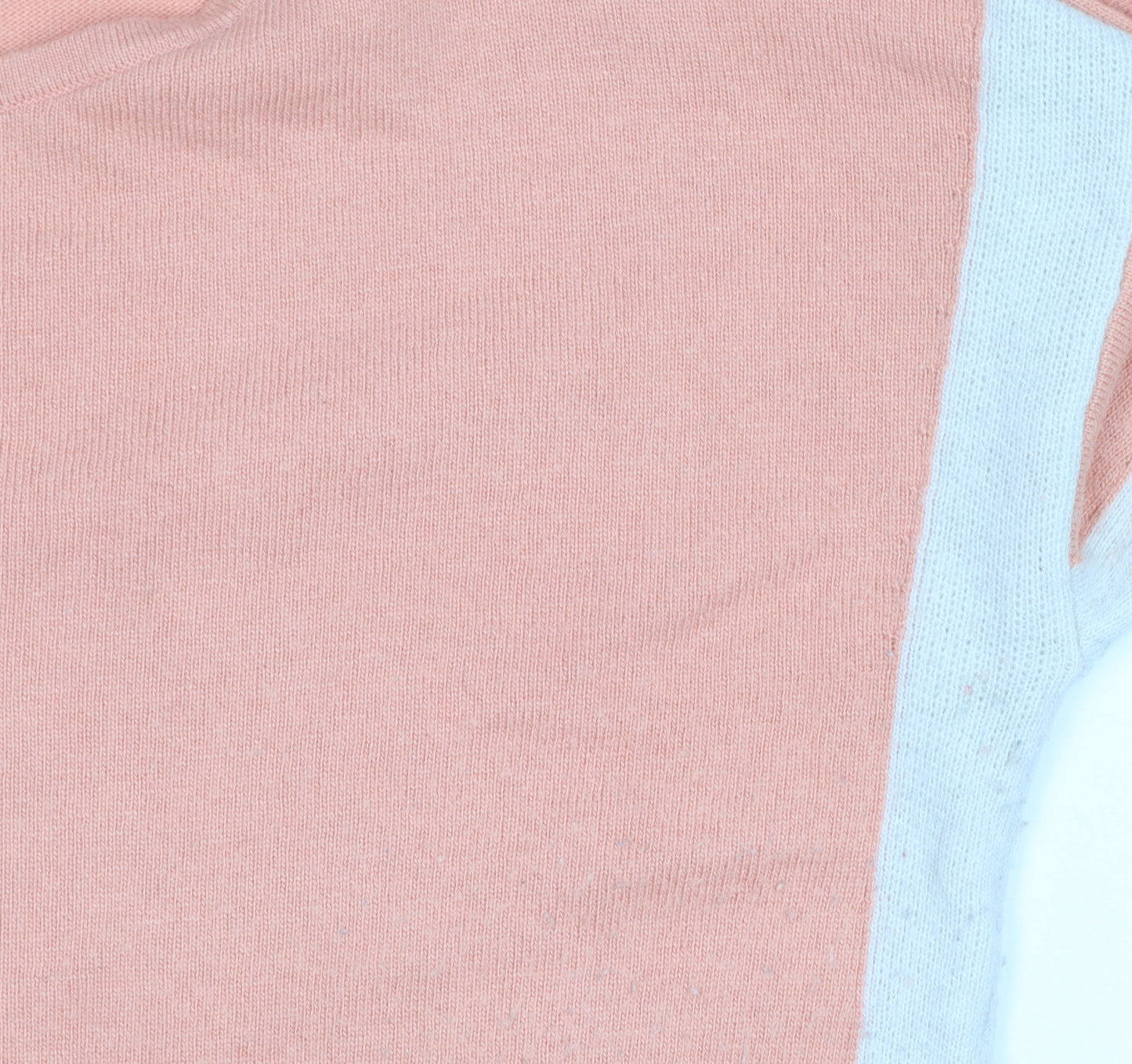 White Stuff Women's Pink Merino Wool Blend Crew Neck Jumper Size 12