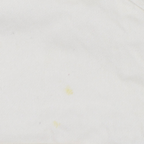 George Women’s Ivory Cotton Twill Button Jacket Size S 8-10