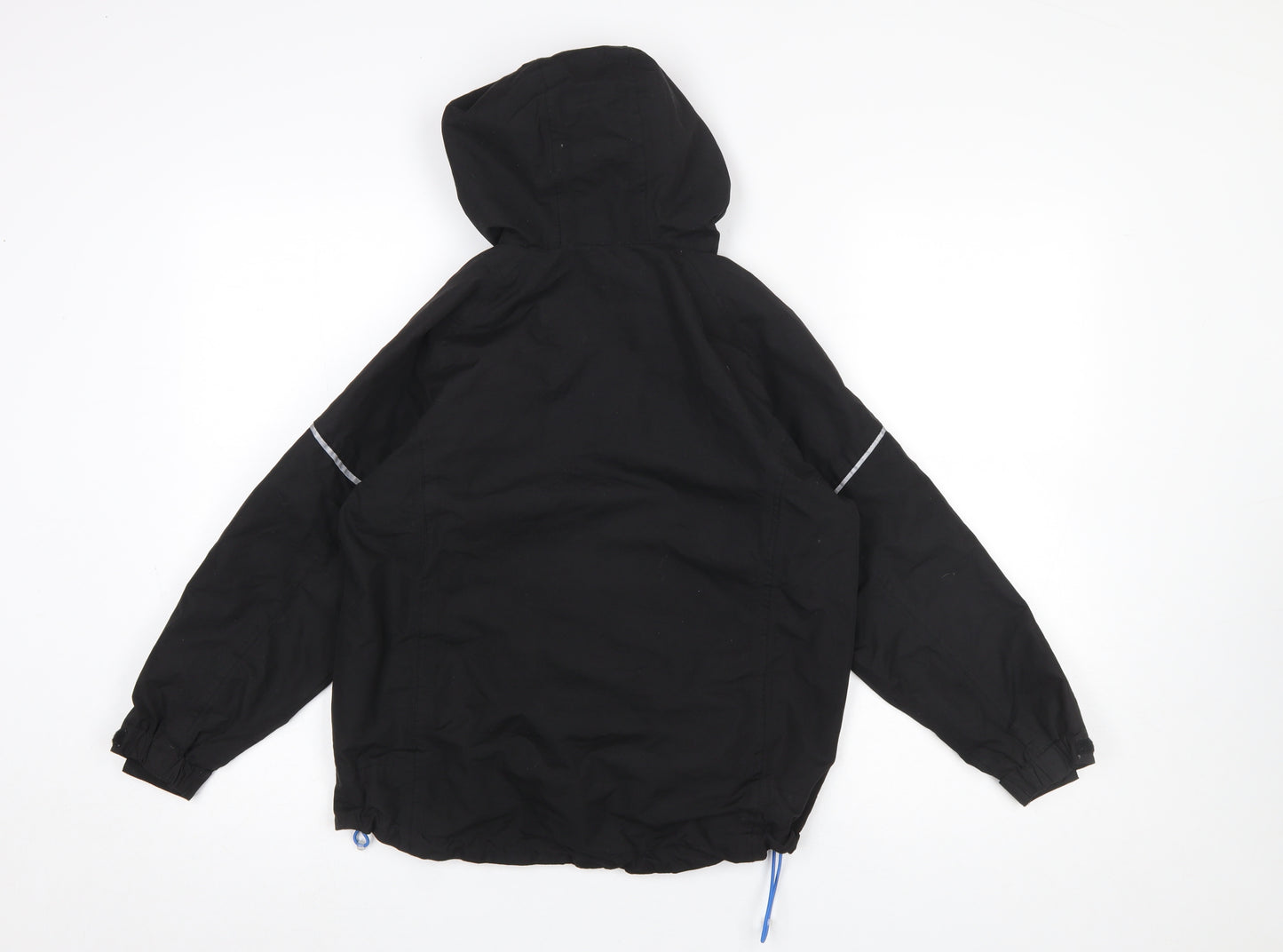 Granite Outdoors Boys Black Hooded Waterproof Rain Coat 9-10 Years