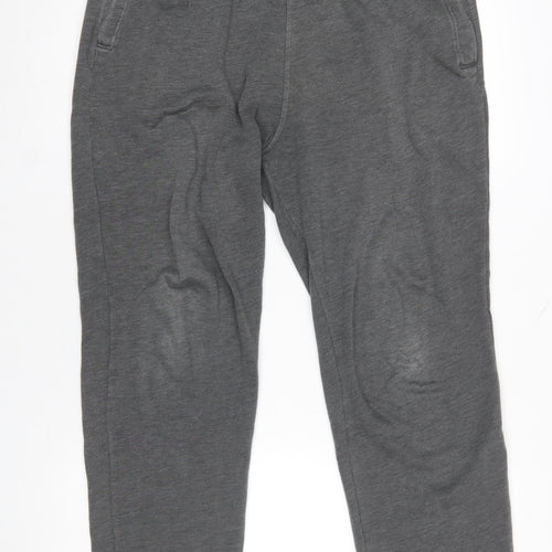 Hollister Men’s Grey Regular Fit Sweatpants M Tapered Leg Casual