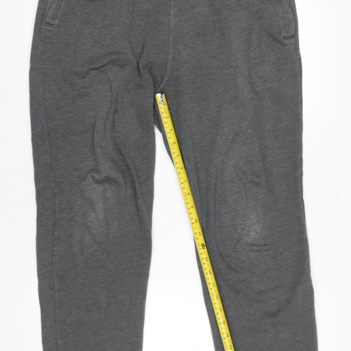 Hollister Men’s Grey Regular Fit Sweatpants M Tapered Leg Casual
