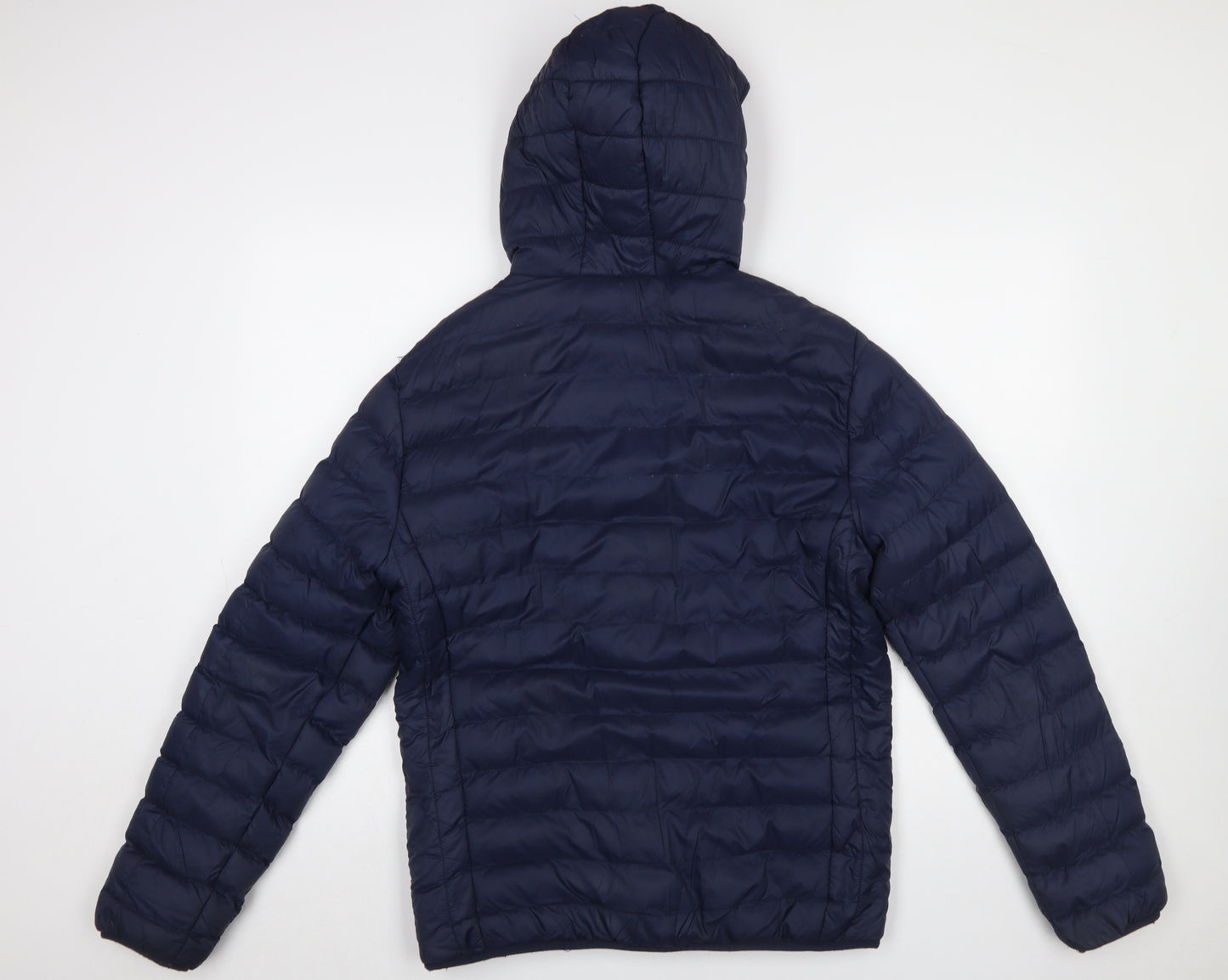 Tokyo Laundry Men's Blue Hooded Puffer Jacket Size M Casual Winter Coat