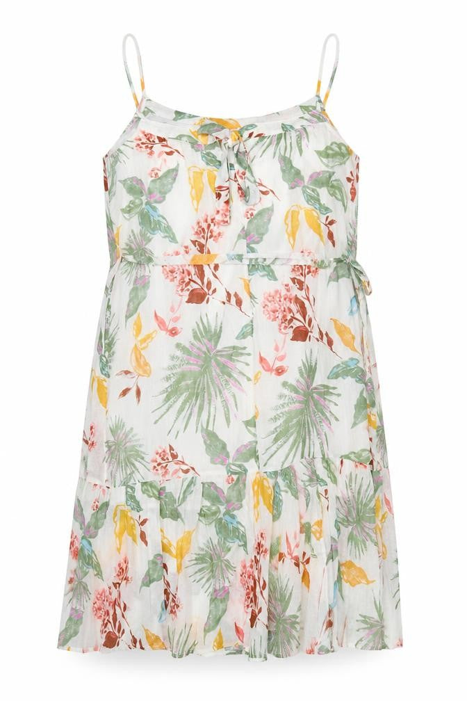 GAP Women’s Multicoloured Floral Cotton Slip Dress 2XL Summer