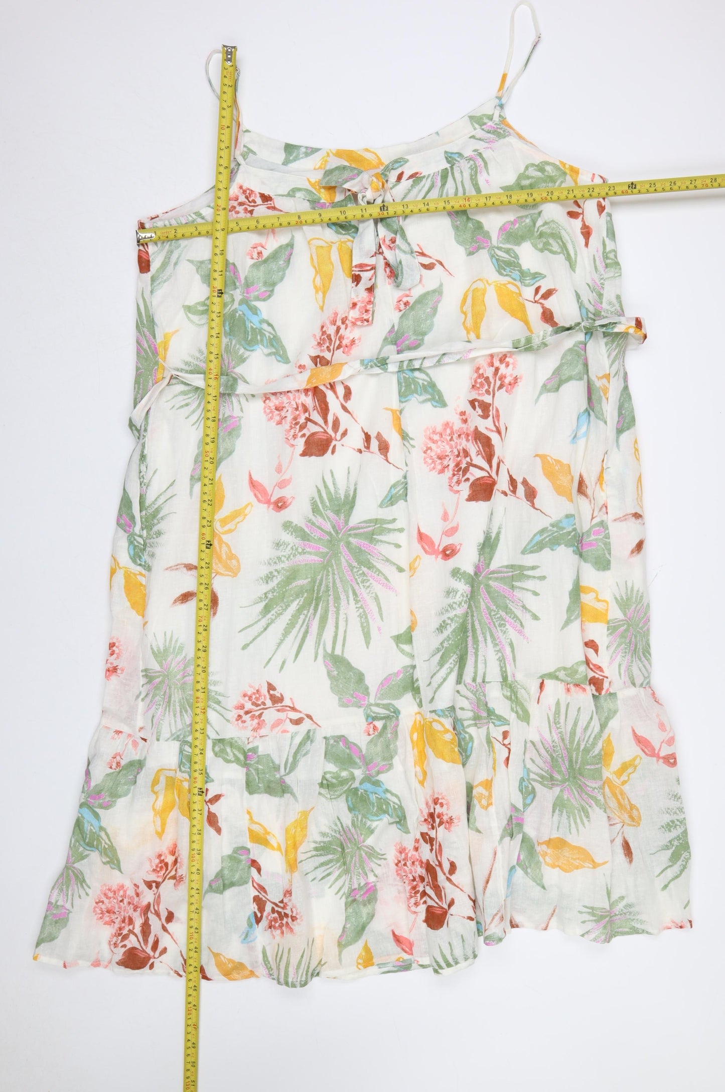 GAP Women’s Multicoloured Floral Cotton Slip Dress 2XL Summer