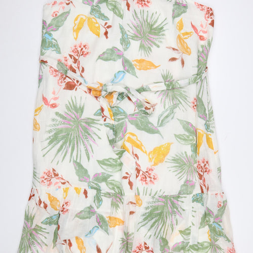 GAP Women’s Multicoloured Floral Cotton Slip Dress 2XL Summer
