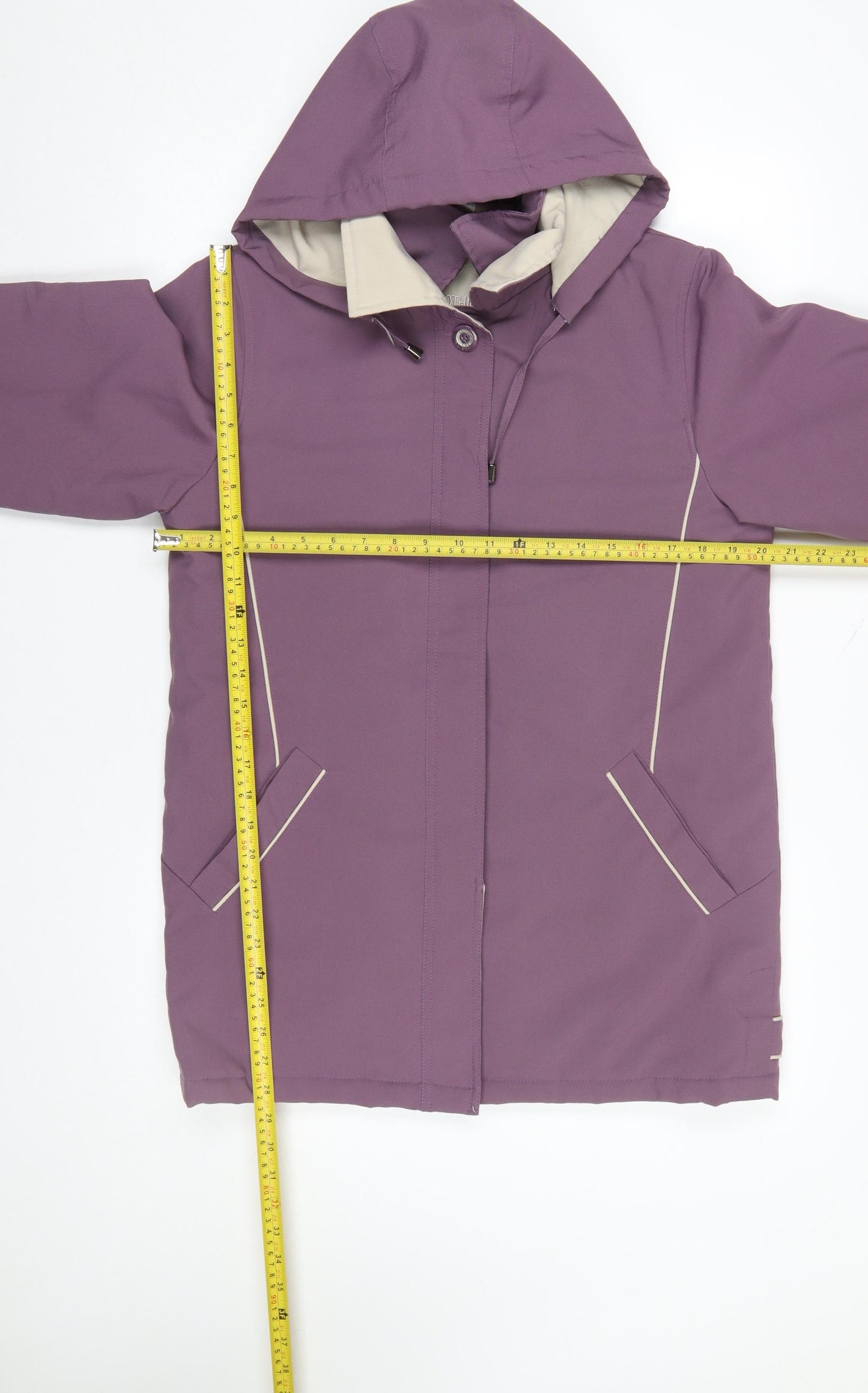 Klassik Clothing Women's Purple Hooded Parka Jacket Size 10