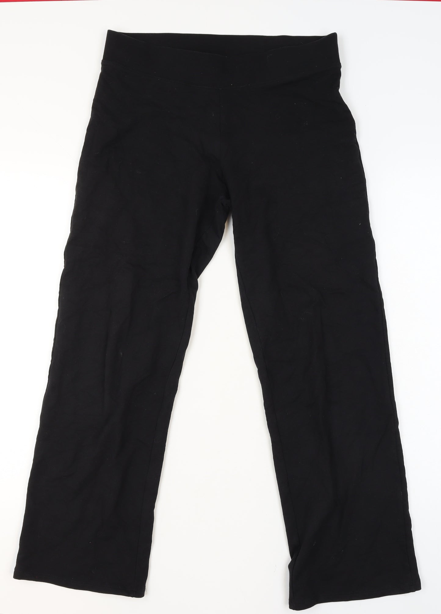 Dunnes Stores Womens Black Cotton Stretch Leggings S Short