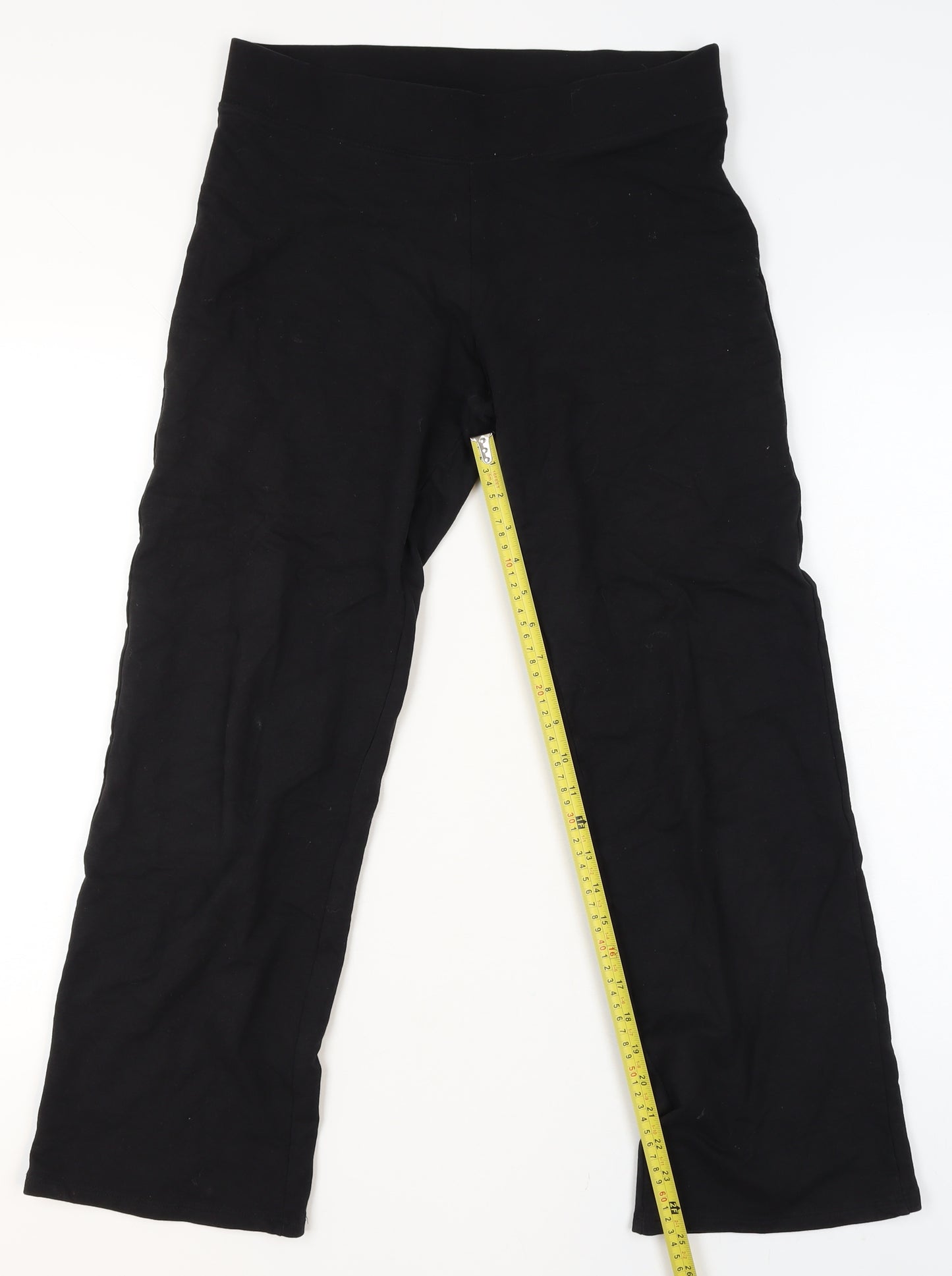 Dunnes Stores Womens Black Cotton Stretch Leggings S Short
