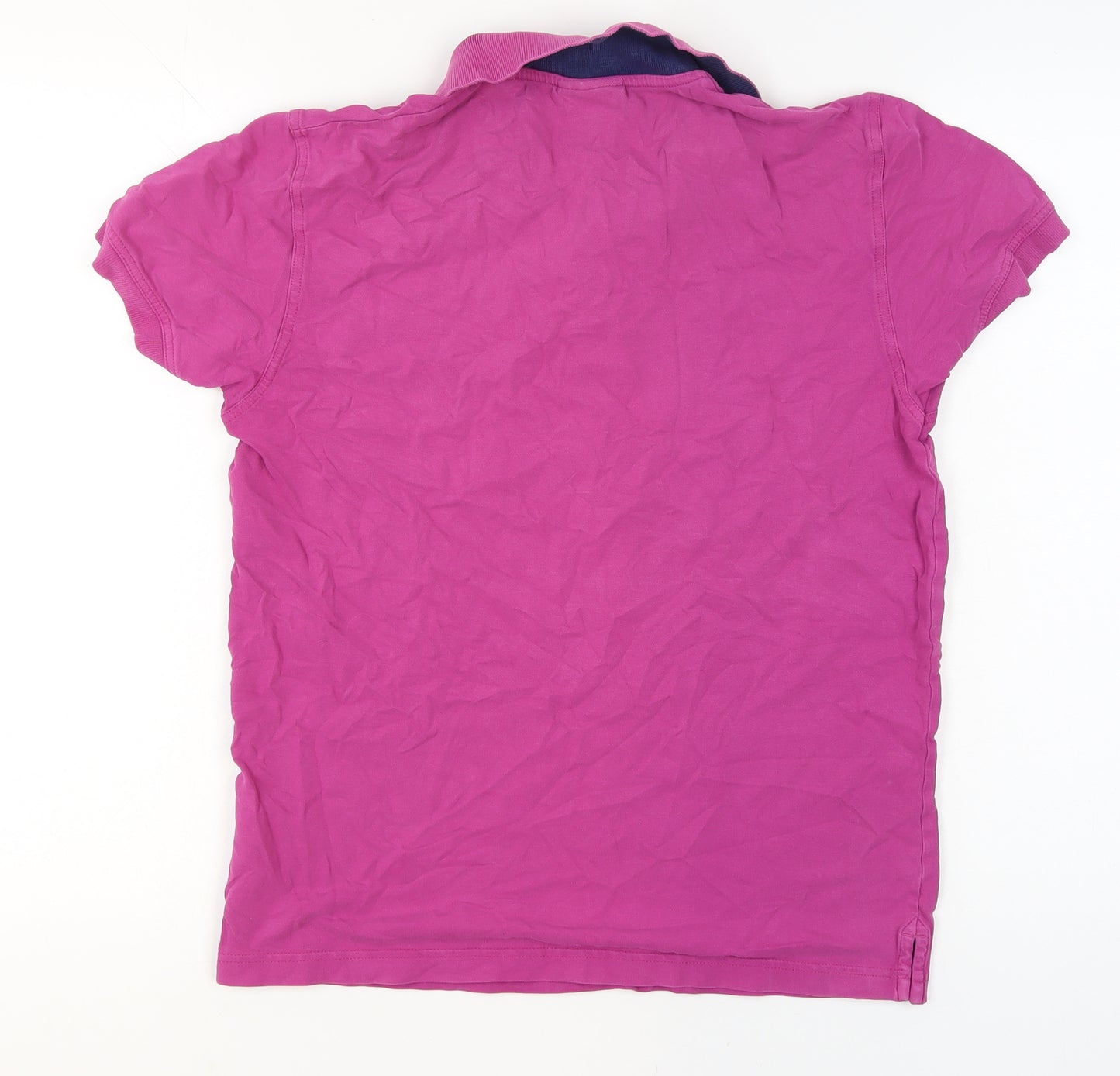 GANT Men's Pink Short Sleeve Cotton Polo Shirt Size M