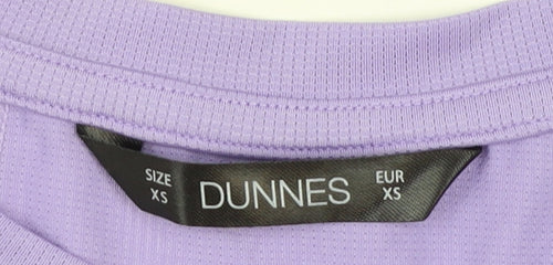 Dunnes Men’s Purple XS Athletic Fit Short Sleeve Gym T-Shirt