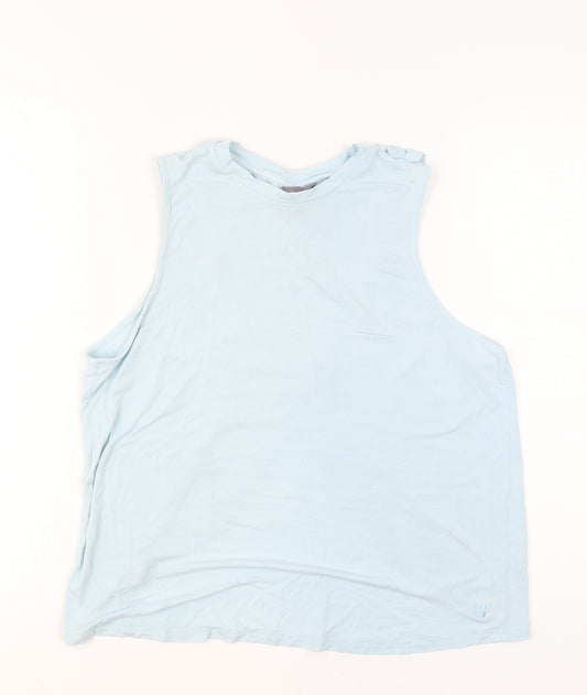 Sweaty Betty Women's Blue Relaxed Fit Sleeveless Tank Top Size M