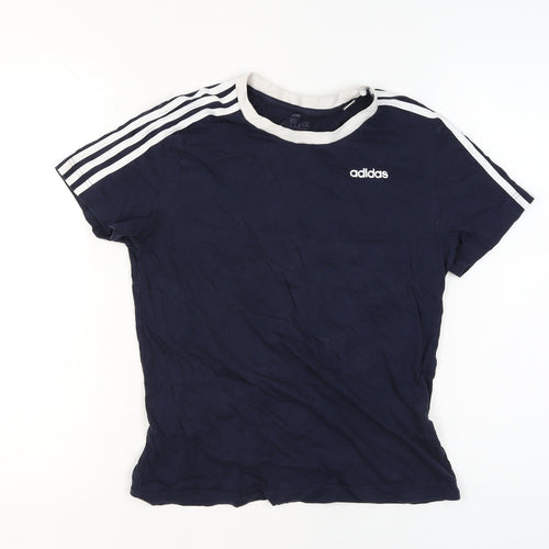 Adidas Men's Blue XS Short Sleeve Crew Neck Sports T-Shirt