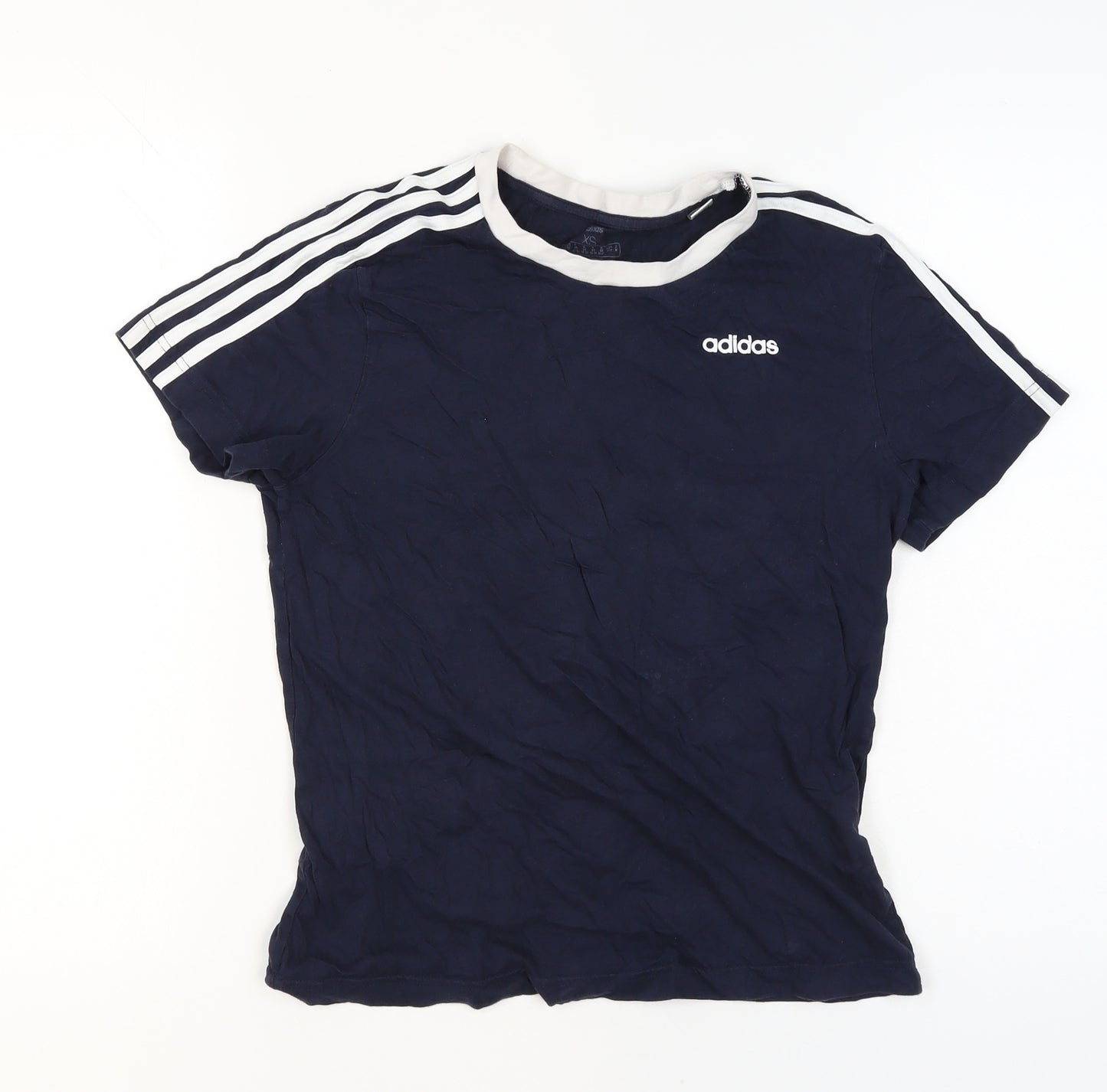 Adidas Men's Blue XS Short Sleeve Crew Neck Sports T-Shirt