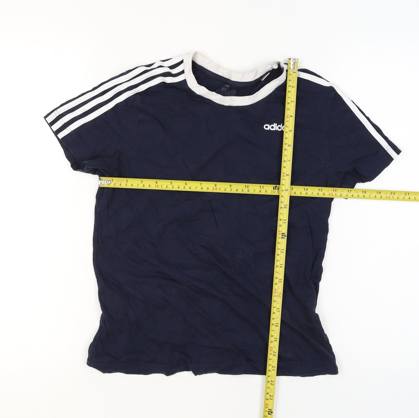 Adidas Men's Blue XS Short Sleeve Crew Neck Sports T-Shirt