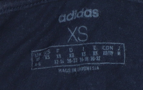 Adidas Men's Blue XS Short Sleeve Crew Neck Sports T-Shirt