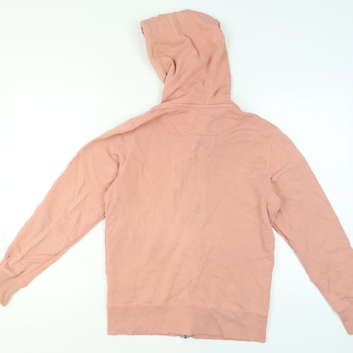 Nike Women's Pink Full Zip Hoodie Small Cotton Blend Casual Sport