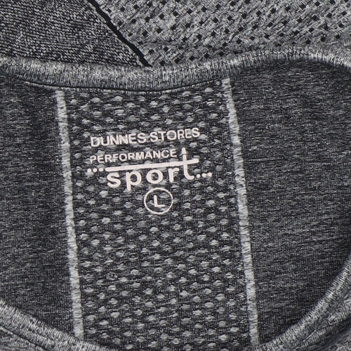 Dunnes Stores Women Grey L Performance Sport T-Shirt