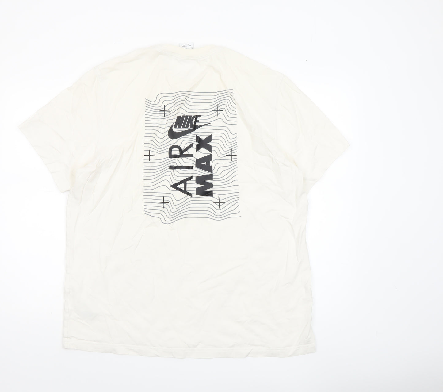 Nike Men's White XL Air Max Graphic Cotton T-Shirt