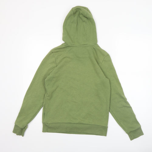 Levi's Boys Green Pullover Hoodie 14A (164cm) Cotton Blend Logo Design