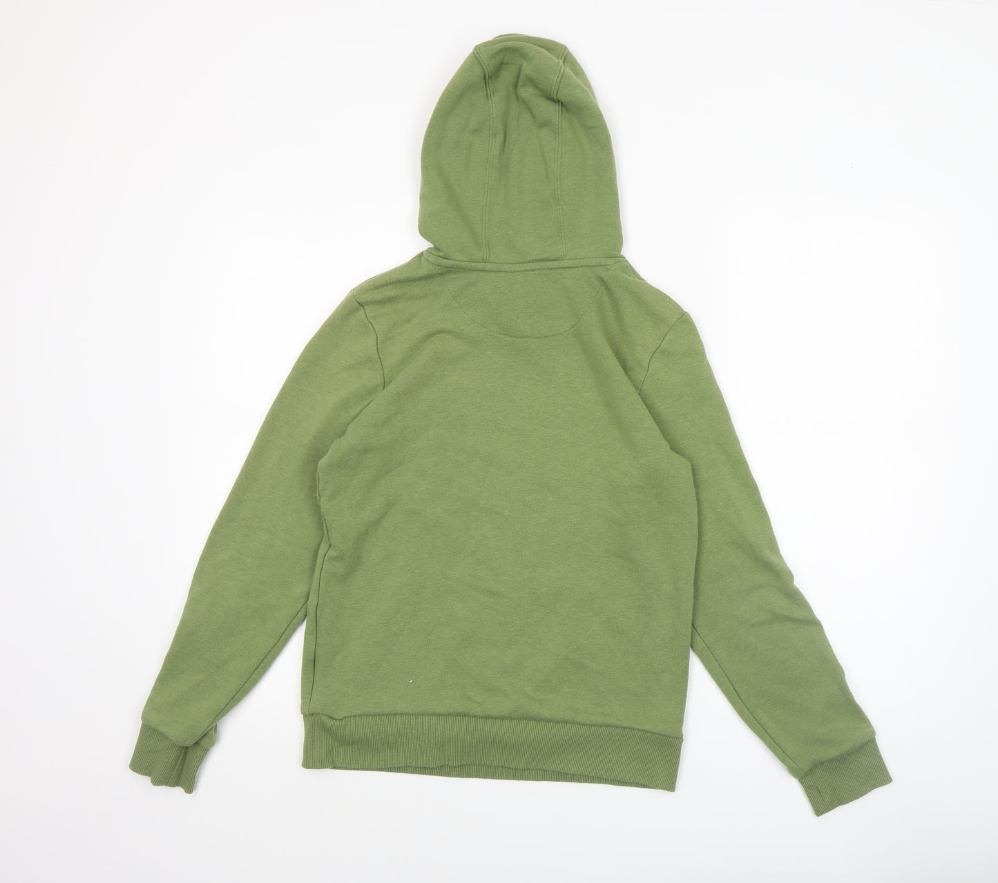 Levi's Boys Green Pullover Hoodie 14A (164cm) Cotton Blend Logo Design