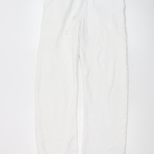 Katla Womens White Relaxed Fit Cupro Modal Sweatpants Size S
