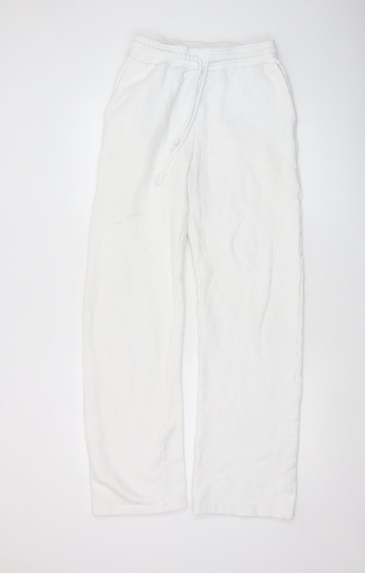 Katla Womens White Relaxed Fit Cupro Modal Sweatpants Size S