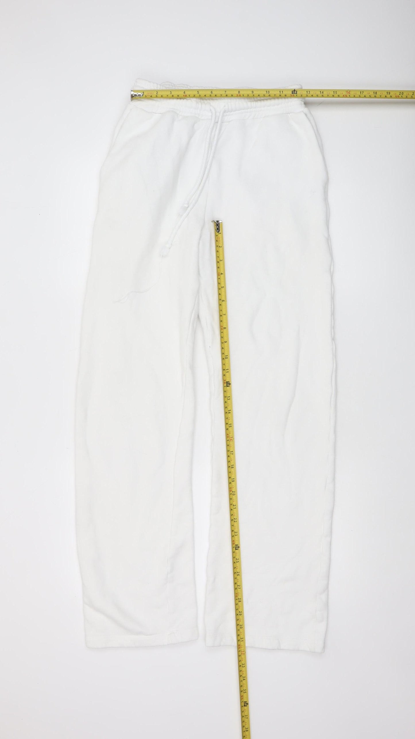 Katla Womens White Relaxed Fit Cupro Modal Sweatpants Size S