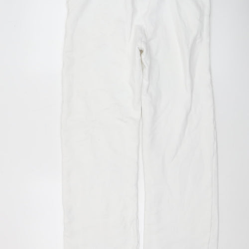 Katla Womens White Relaxed Fit Cupro Modal Sweatpants Size S