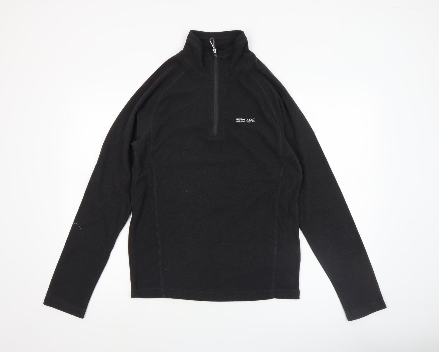 Regatta Men’s Black Fleece 1/2 Zip Pullover Sweatshirt Size S