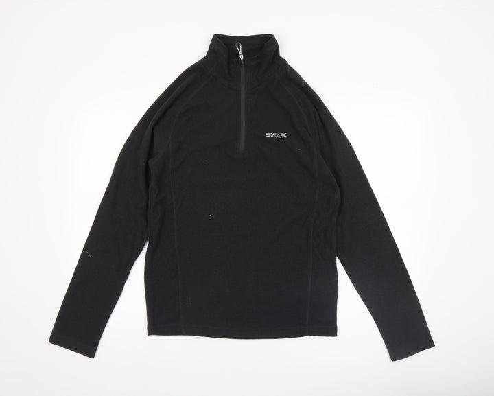 Regatta Men’s Black Fleece 1/2 Zip Pullover Sweatshirt Size S