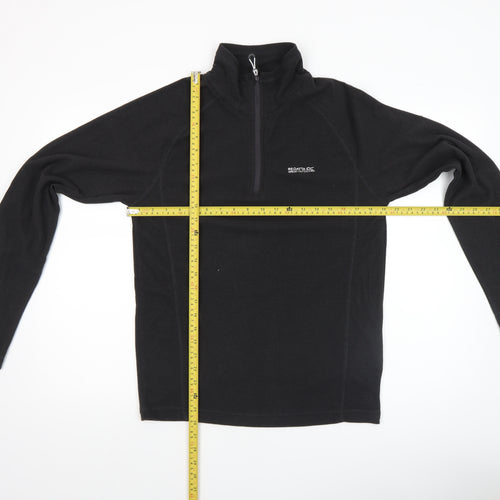 Regatta Men’s Black Fleece 1/2 Zip Pullover Sweatshirt Size S