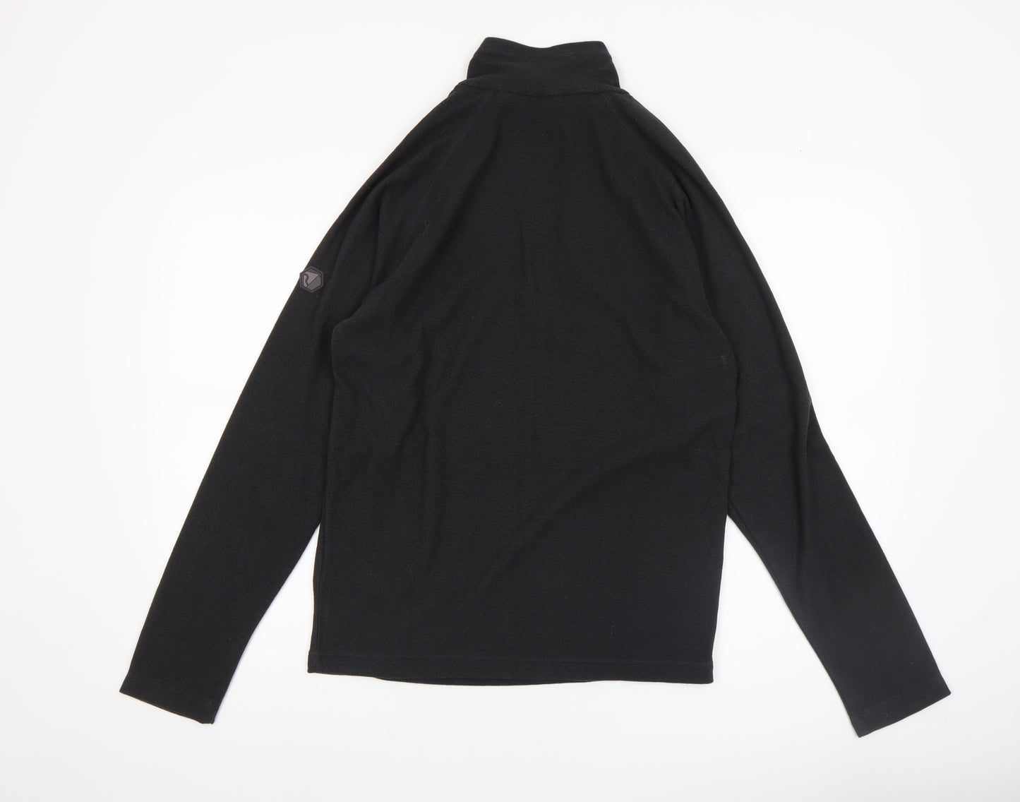 Regatta Men’s Black Fleece 1/2 Zip Pullover Sweatshirt Size S