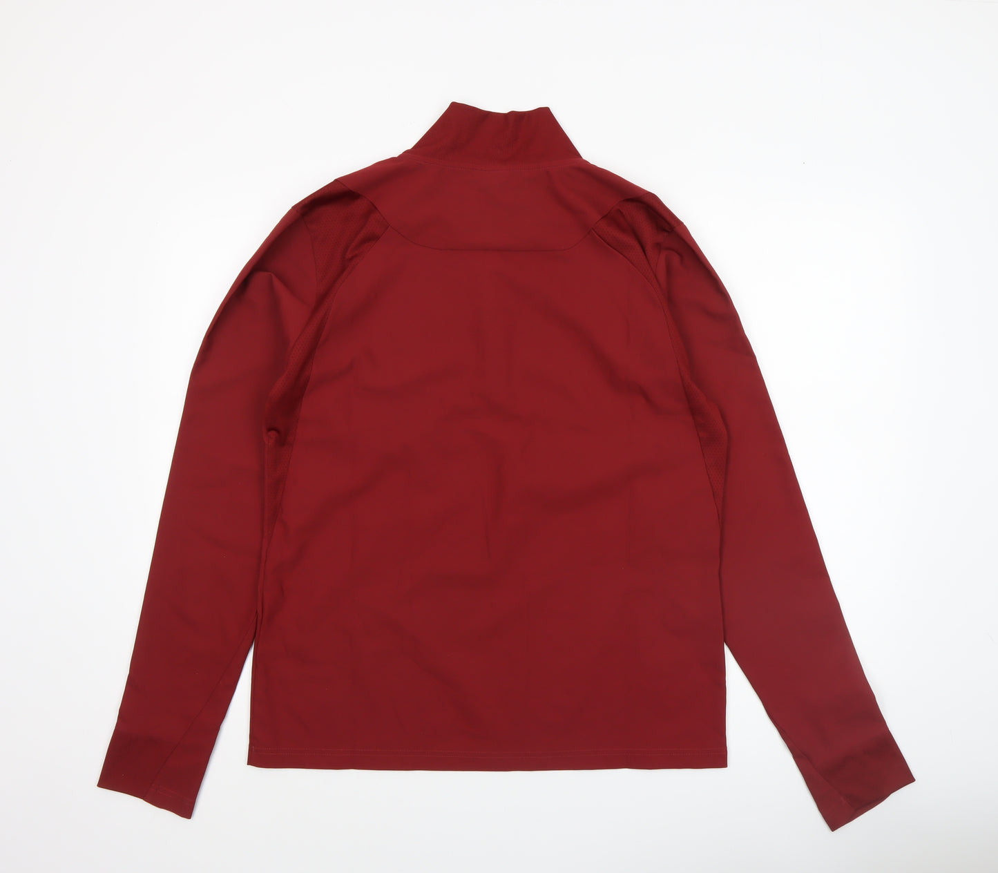 Umbro Men’s Red Long Sleeve 1/4 Zip Training Top Size M