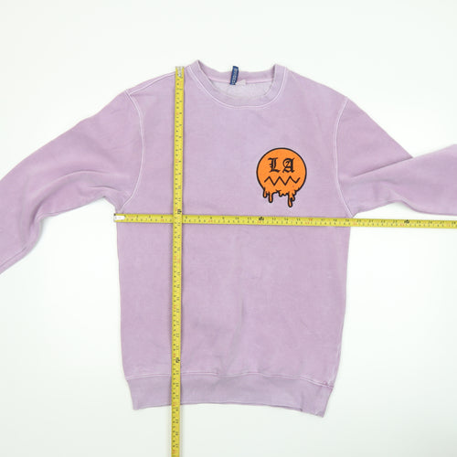 H&M Divided Men's Purple LA Graphic Pullover Sweatshirt Size S