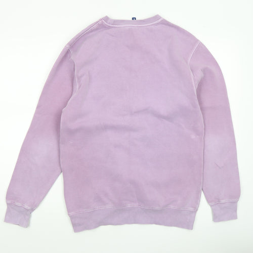 H&M Divided Men's Purple LA Graphic Pullover Sweatshirt Size S