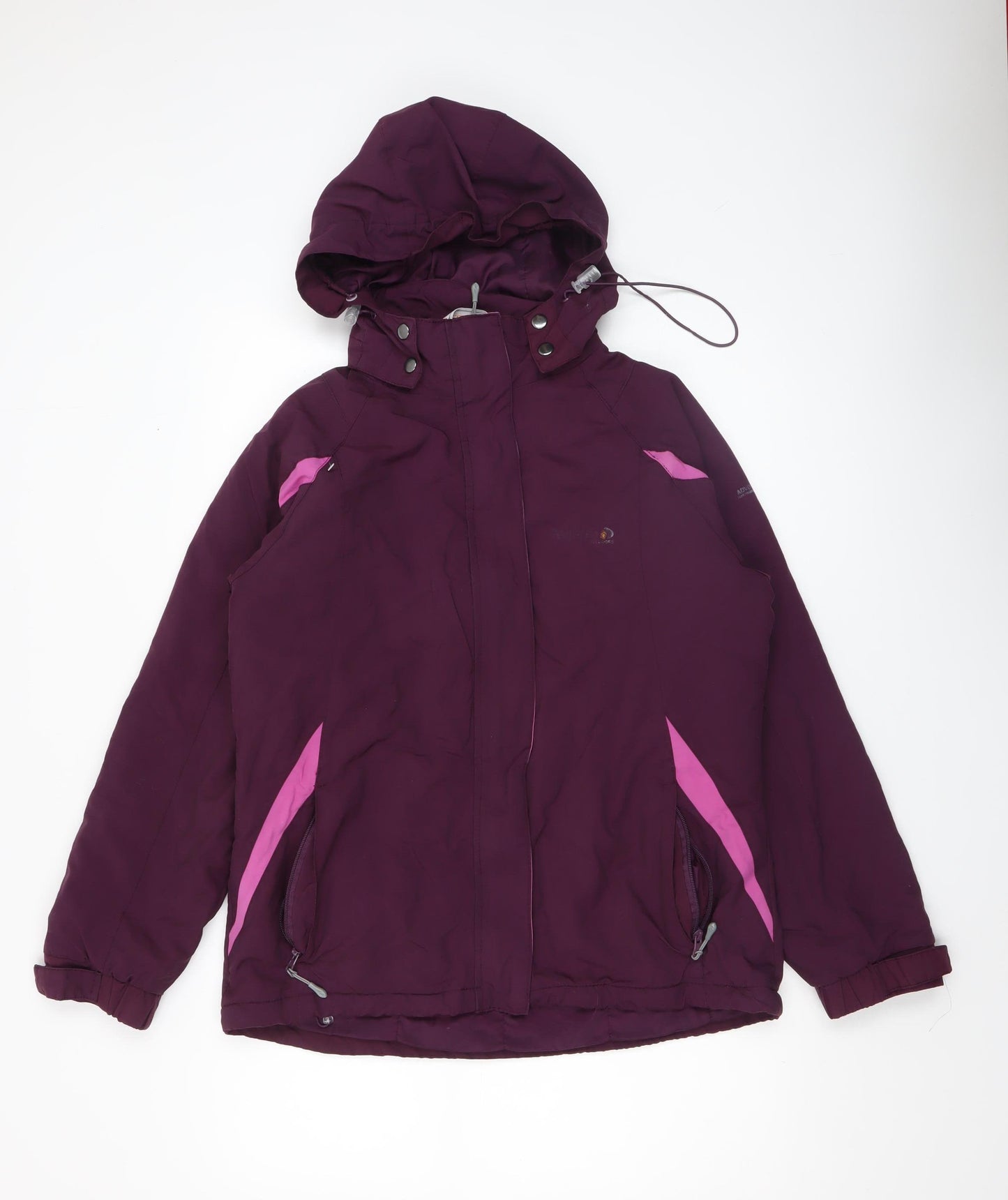 Regatta Women's Purple Waterproof Hooded Outdoor Jacket Size 14