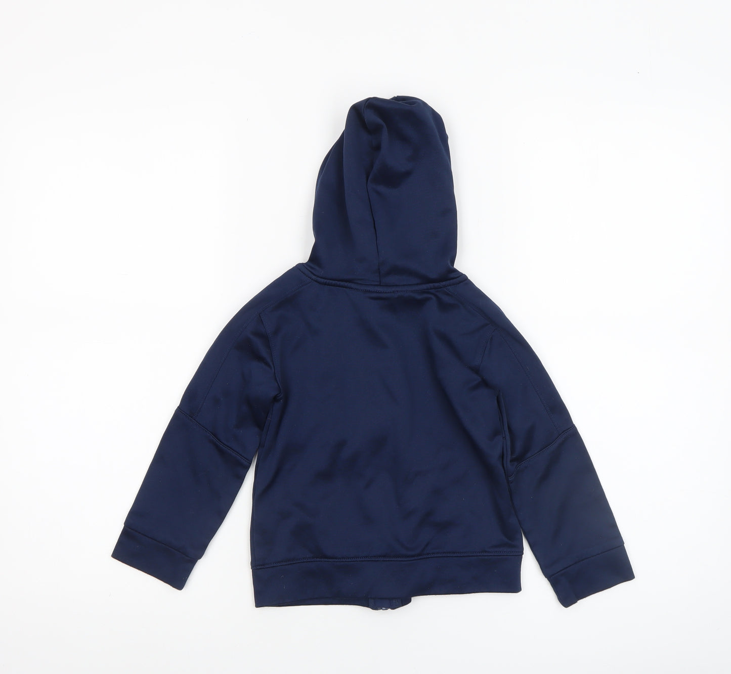 Under Armour Boys Blue Full Zip Hoodie 2-3 Years Hooded Sports Top