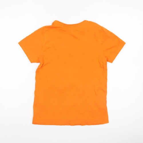 Naruto Shippuden Boys Orange 9-10 Years Graphic Cotton T-Shirt
