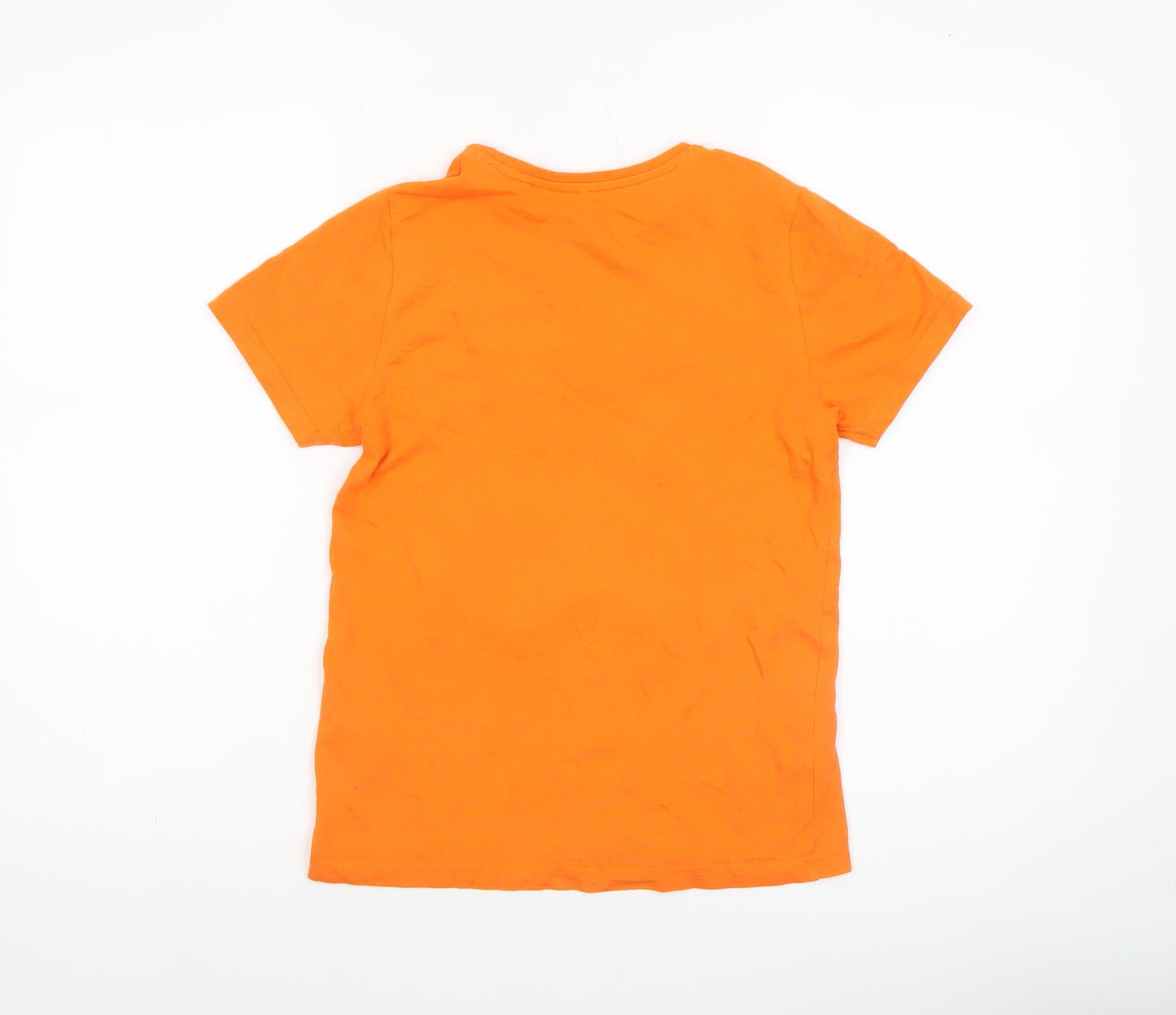 Naruto Shippuden Boys Orange 9-10 Years Graphic Cotton T-Shirt