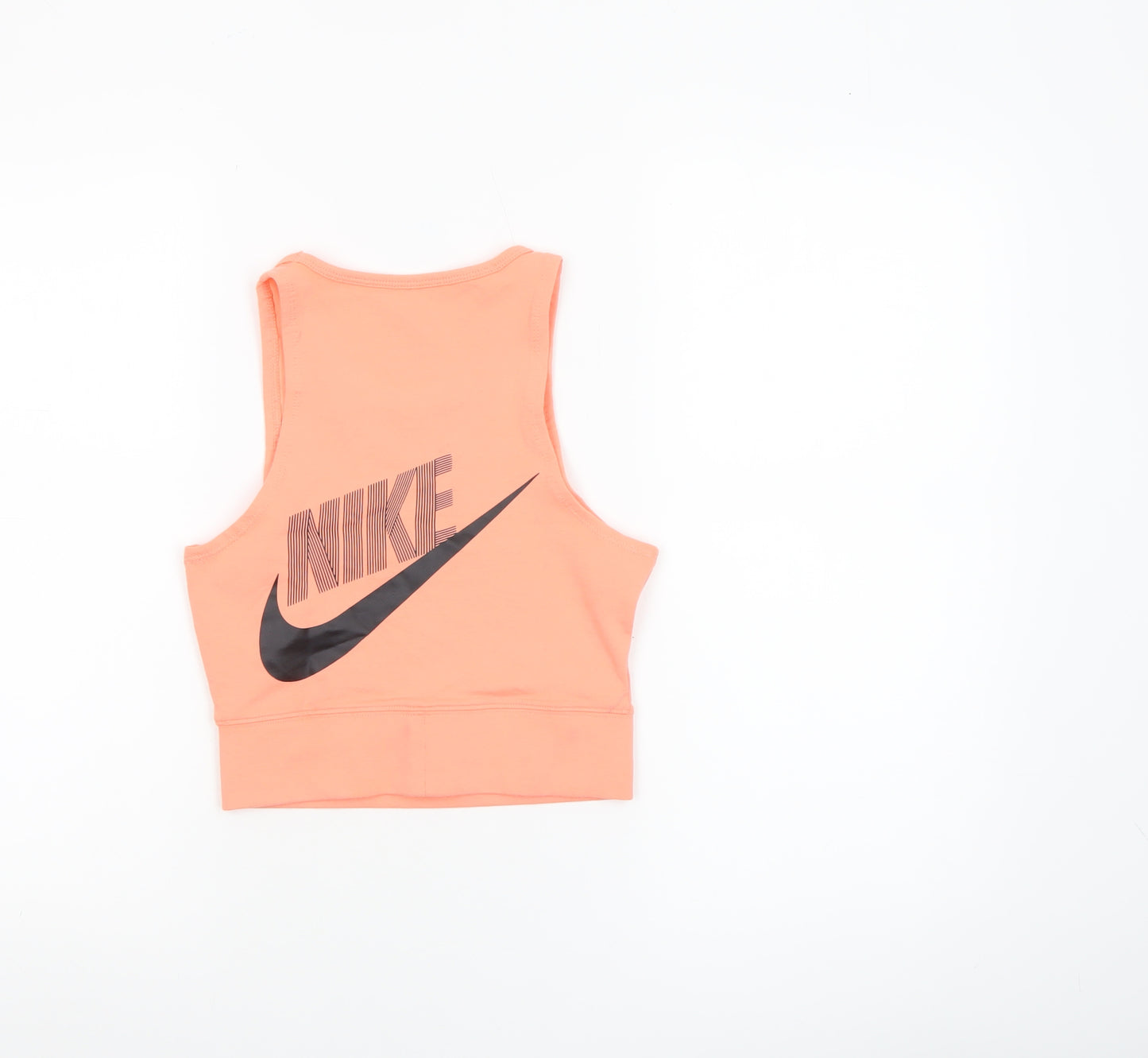 Nike Womens Peach Sports Bra XS Mesh Back Medium Support