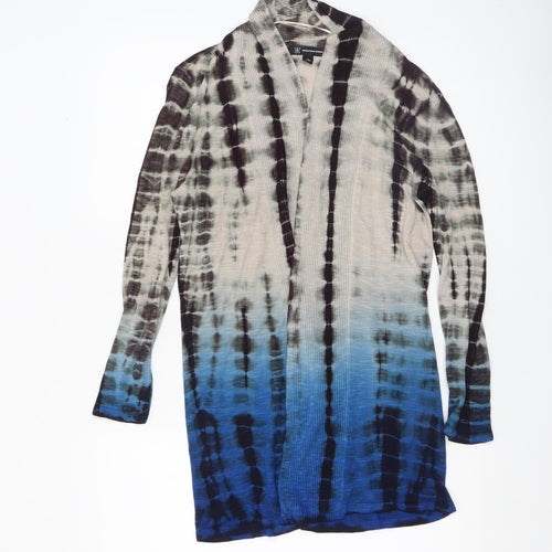 INC International Concepts Women's Multicoloured Tie-Dye Cardigan Size S