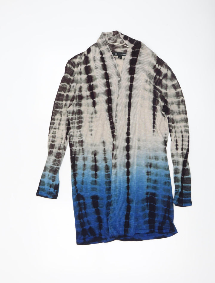 INC International Concepts Women's Multicoloured Tie-Dye Cardigan Size S